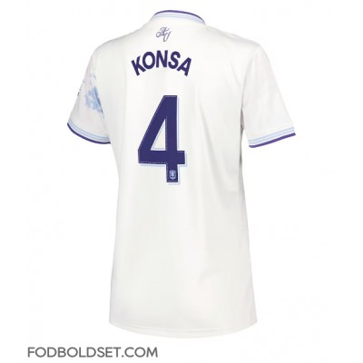 Aston Villa Ezri Konsa #4 Tredjetrøje Dame 2025-26 Kortærmet Aston Villa Ezri Konsa #4 Tredjetrøje Dame 2025-26 Kortærmet